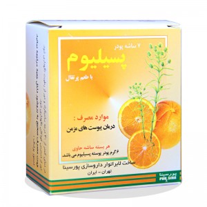 پودر پوسته پسیلیوم پرتقالی پورسینا 6 گرم 7 عددی