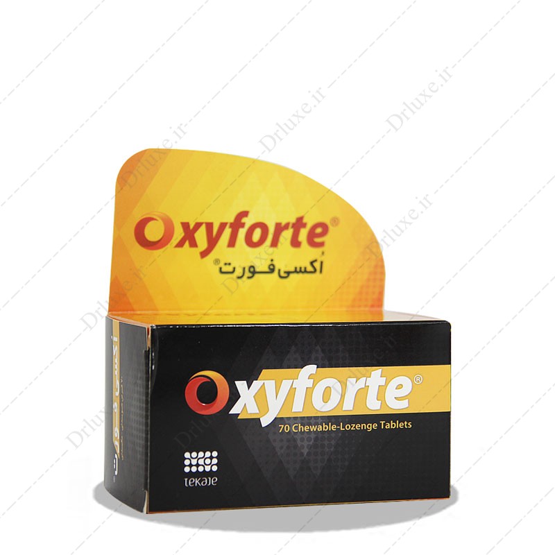 مشخصات،قیمت وخریدقرص جویدنی مکیدنی اکسی فورت تکاژه 70 عدد-دکترلوکس
