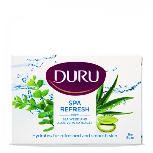 صابون جلبک دریایی و عصاره آلوئه ورا مدل SPA REFRESH دورو 120 گرم