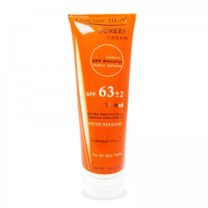 کرم ضد آفتاب SPF 63 دکتر ژیلا رنگی 50 میلی لیتر
