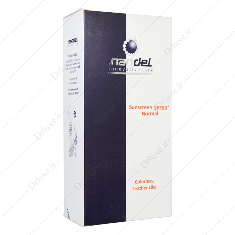 قیمت و خرید کرم ضد آفتاب نرمال SPF50 بدون رنگ ناندل 50 میلی لیتر - دکتر لوکس