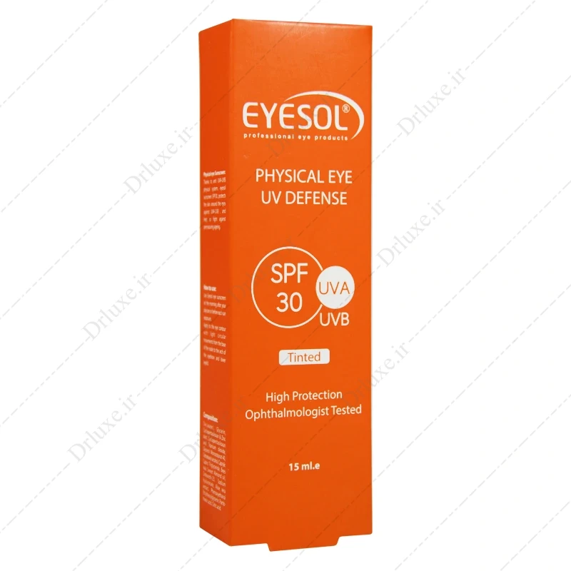 ضد آفتاب SPF30 دور چشم آیسول رنگی 15 میلی لیتر - دکتر لوکس