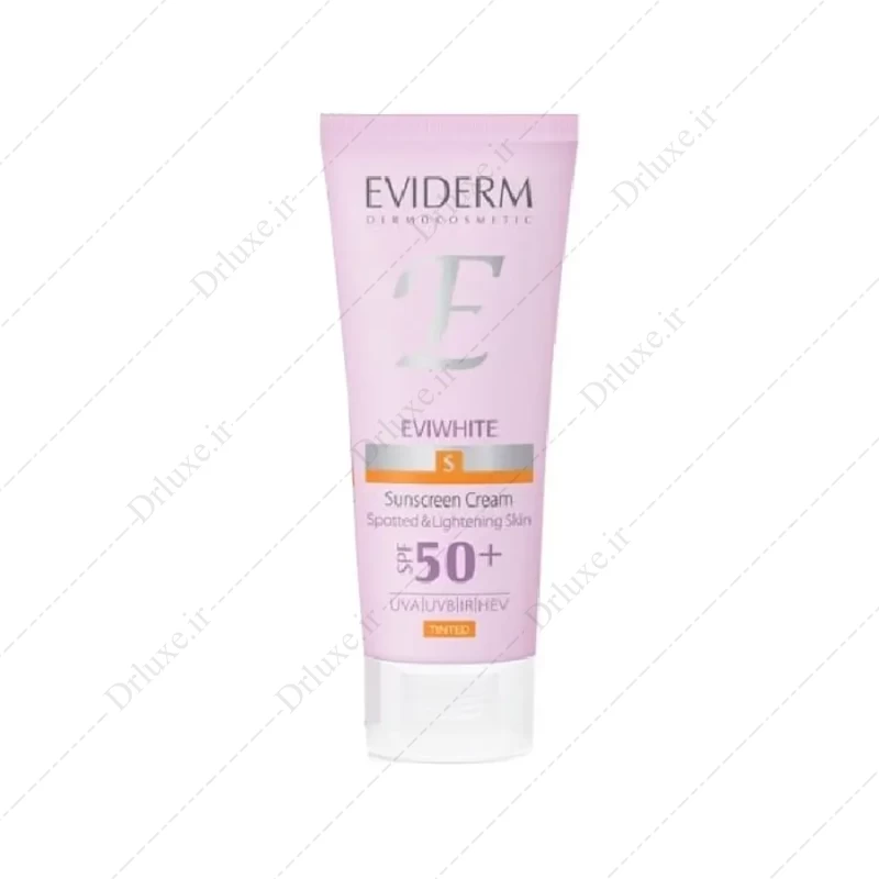 کرم ضد آفتاب SPF50 اوی وایت اویدرم رنگی روشن کننده و ضد لک 40 میلی لیتر
