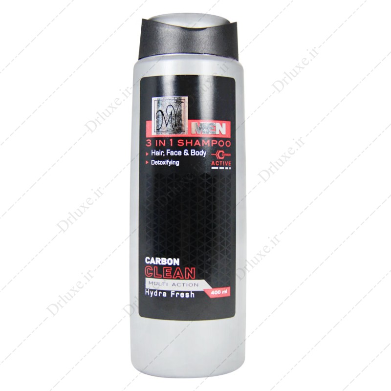 قیمت و خرید شامپو سر صورت و بدن آقایان Carbon Clean مای 400 میل - دکتر لوکس