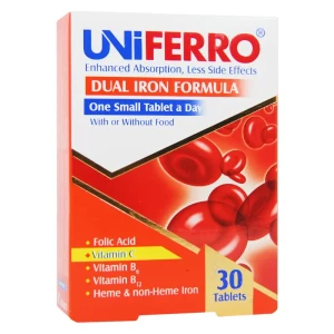 قرص آهن یونی فرو ابیان دارو 30 عدد