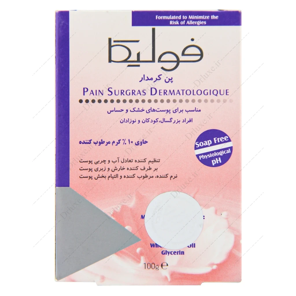 پن کرمدار حاوی 10% کلد کرم مخصوص پوست خشک فولیکا 100 گرم