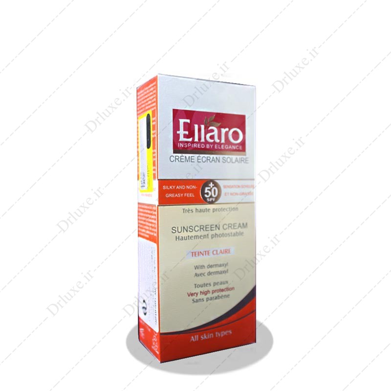 کرم ضد آفتاب SPF50  الارو بژ روشن 50 میلی لیتر