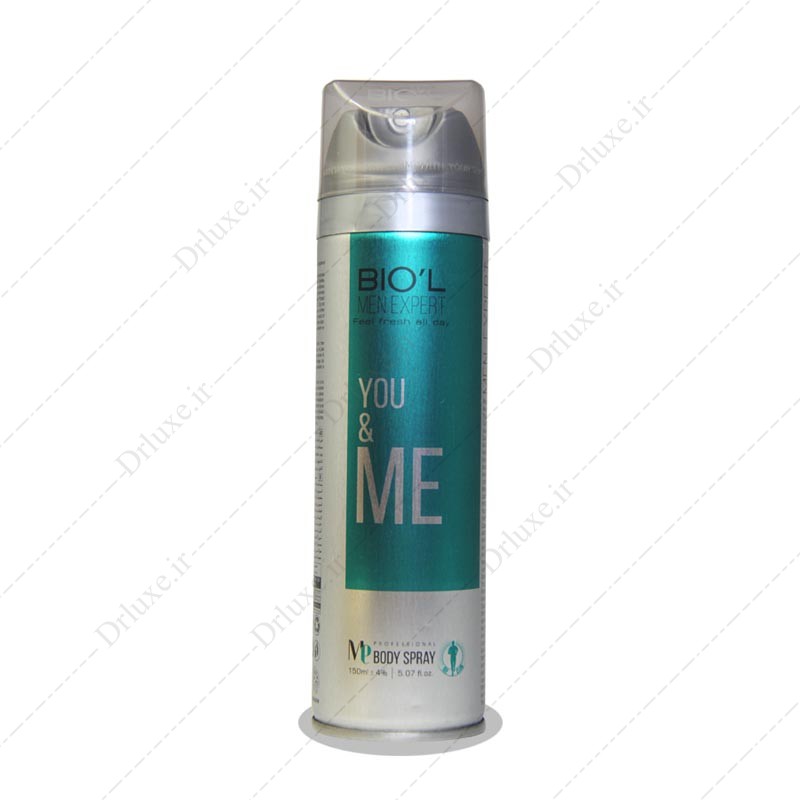 قیمت اسپری بدن مردانه بیول مدل You And Me