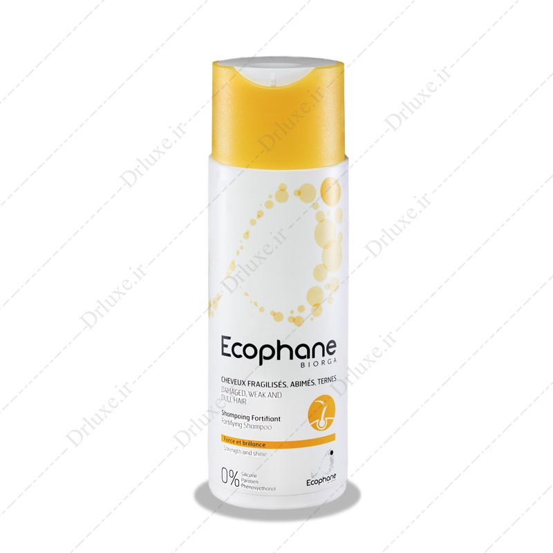 مشخصات، قیمت و خرید شامپو ضد ریزش Ecophane بایورگا مدل Fortifying حجم 200 میلی لیتر - دکترلوکس