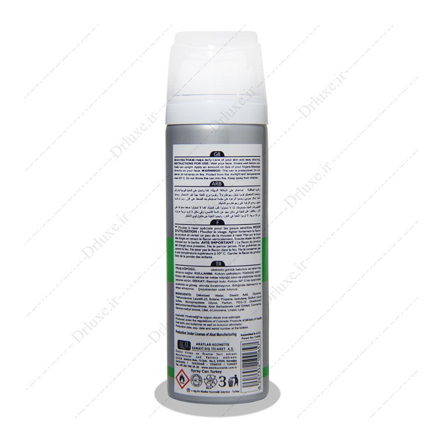 قیمت و خرید فوم اصلاح مدل Fresh آکات 225 میلی لیتر - دکتر لوکس