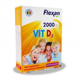 کپسول ویتامین D3 2000 فیشر فلکسان