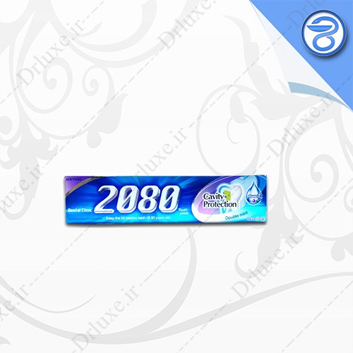 مشخصات، قیمت و خرید خمیردندان نعنایی 2080 محافظت از پوسیدگی 120 گرم - دکتر لوکس