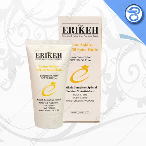 کرم ضد آفتاب SPF50 فاقد چربی اریکه 50 میلی لیتر- دکتر لوکس