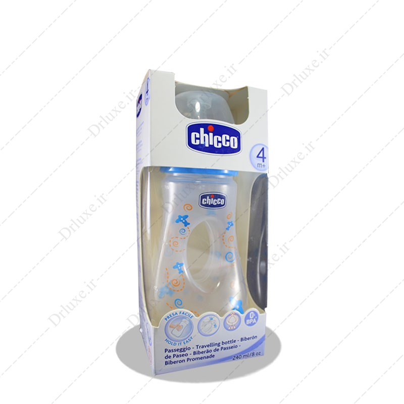 مشخصات، قیمت و خرید شیشه شیر مسافرتی چیکو 240 میلی لیتر - دکتر لوکس